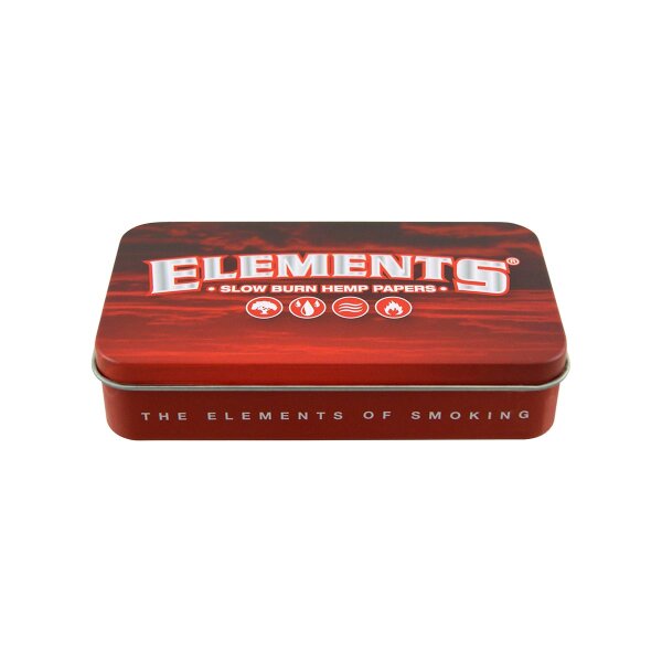 Elements Caja de metal - rojo