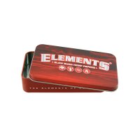 Elements Caja de metal - rojo