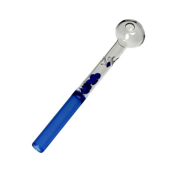 Tubo de aceite Cristales 15 cm azul