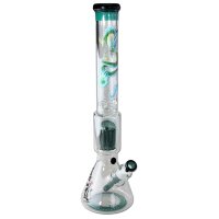 Bong de percolador Qinglong de Black Leaf de 49 cm.