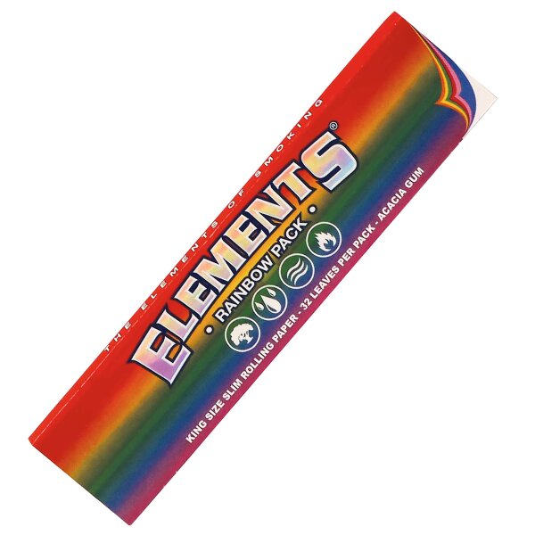 Elementos King Size Slim Rainbow