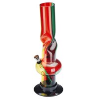 Champ High Twist Rasta Bong de Hielo de Acrílico 31cm