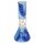 Bong de cristal de Black Leaf con percolador cúpula Snake azul