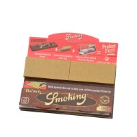 Smoking Brown Kingsize Slim papel de fumar + filtros