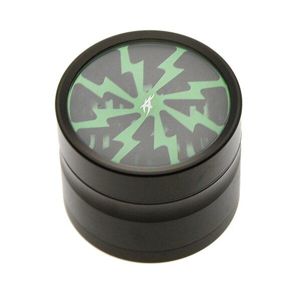 Thorinder Grinder con ventana negro / verde Mini