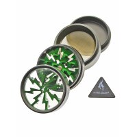 Thorinder Grinder con ventana negro / verde Mini